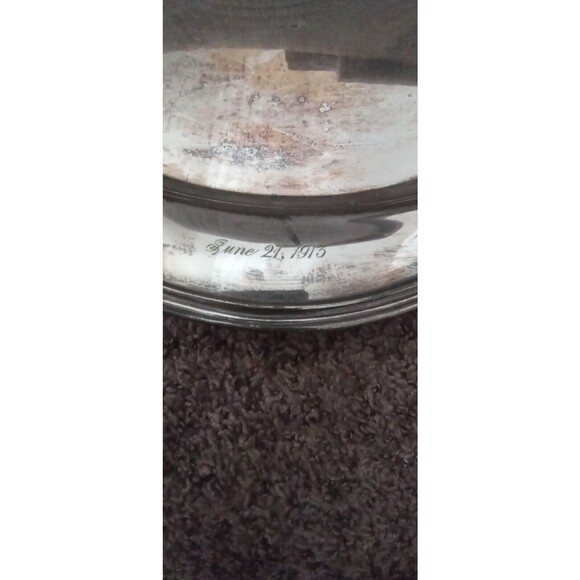 Early 1900s Reed & Barton Silver Plated Serving Tray Pattern 11040 24" x 18" - Picture 6 of 6